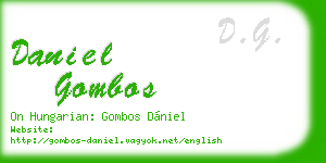 daniel gombos business card