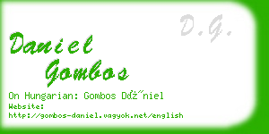 daniel gombos business card